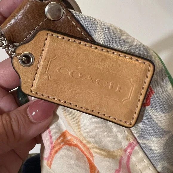 Coach Y2K Hampton Patchwork Multicolor Hobo Bag - Picture 13 of 16